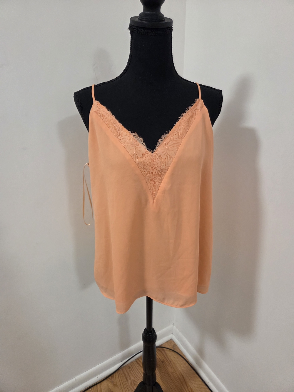 Melrose and Market Peach Lace-Trim Camisole